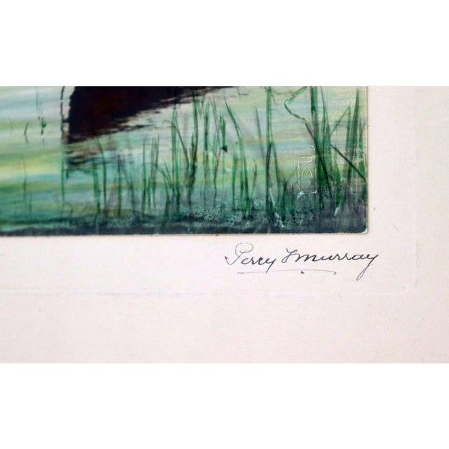 Photorealism Percy Murray Lake Boats Signed Vintage Photograph For Sale - Image 3 of 7