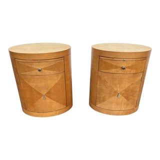 Late 20th Century Baker Archetype Nightstands by Michael Vanderbyl - a Pair For Sale