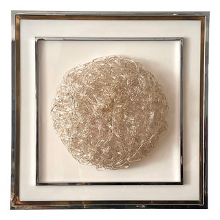 Light Panel in Chrome-Plated Metal and Acrylic by Nucleo Forme, 1980s For Sale