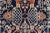 1990s Tribal Heriz Ziegler Blue Rust Hand-Knotted Rug - 3'9'' X 5'10'' For Sale - Image 5 of 8