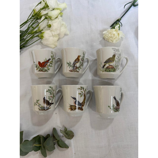 Bird-Themed Coffee Service from Villeroy and Boch, Set of 12 For Sale - Image 6 of 7