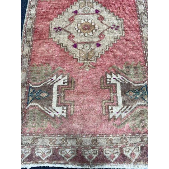 Turkish Yastik Rug 1'10" x 3'3" For Sale - Image 4 of 5