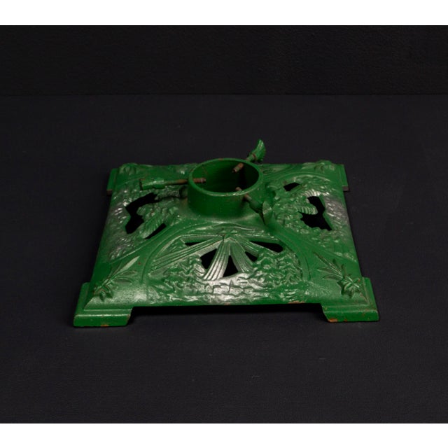 Art Nouveau Cast Iron Christmas Tree Stand, 1920s For Sale - Image 7 of 15