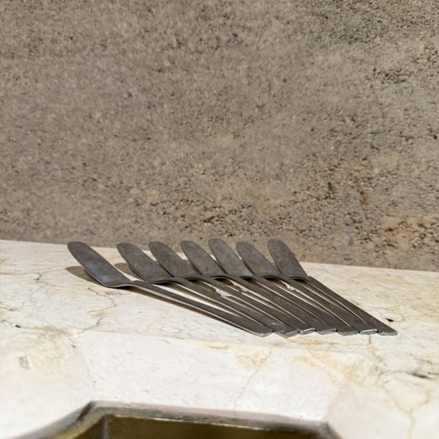 AMBIANIC presents Fürst Furosil Stainless Steel 18/8 Flatware Knives Germany Knives Set of Seven appears as master butter...