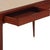Wood Leather Top Mahogany Writing Desk in the Manner of Jean-Michel Frank, C. 1940 For Sale - Image 7 of 7