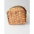 Brown Vintage Splint Weave Basket For Sale - Image 8 of 12