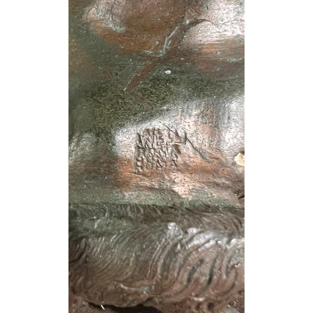 Antique Italian Grand Tour Bronze Sculpture of the Farnese Bull /Nelli Foundry For Sale - Image 16 of 17