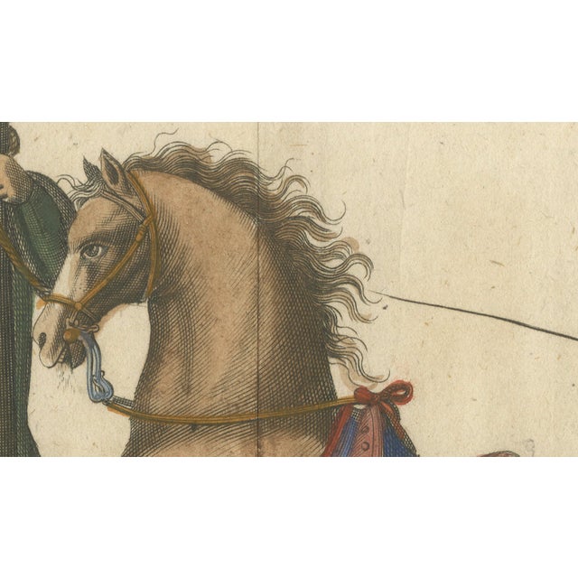 William Cavendish, Courbette Horse Training, 1700s, Engraving For Sale - Image 9 of 12
