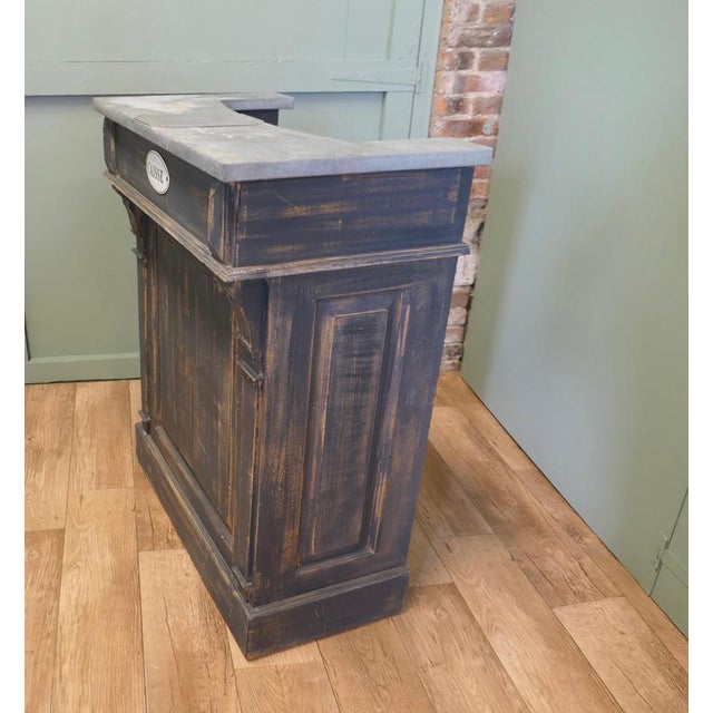 French Shabby Restaurant Greeting Station, Greeter, 1920 For Sale - Image 6 of 8