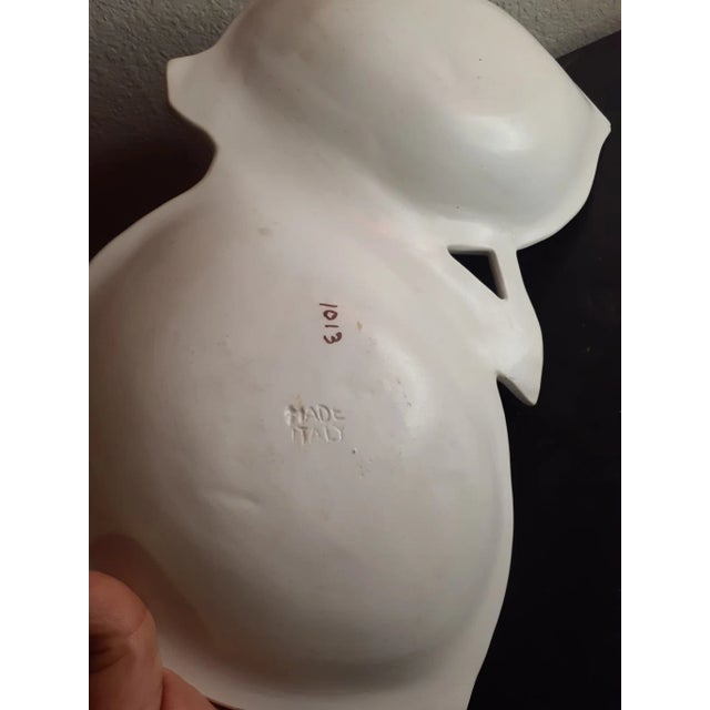 Italian 1980s Hand-Painted Divided Platter, Made in Italy For Sale - Image 3 of 7