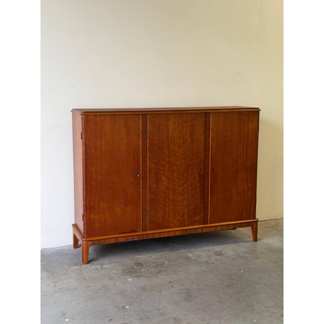 Vintage Danish Teak Sideboard - Mid Century Modern Cabinet Storage 1960s For Sale - Image 9 of 10