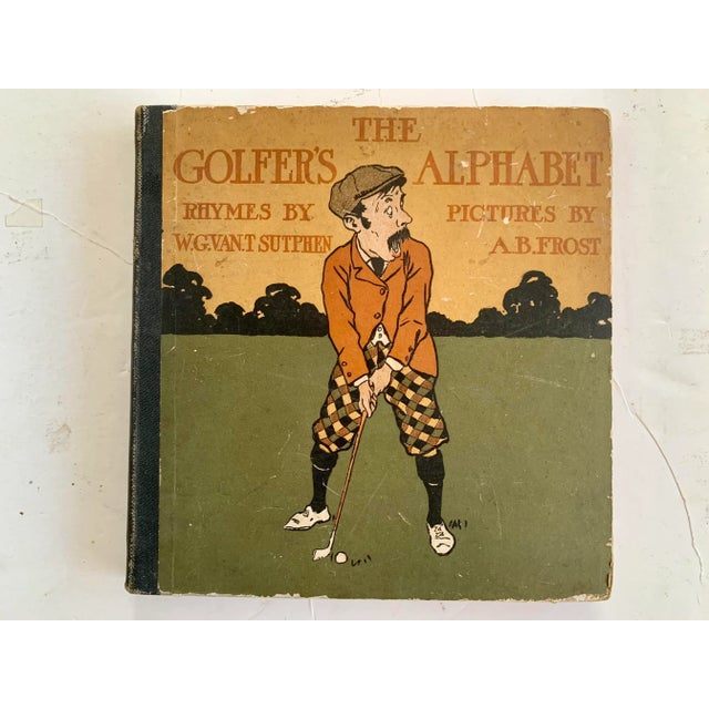 Paper 1898 The Golfer’s Alphabet by A. B. Frost, For Sale - Image 7 of 7