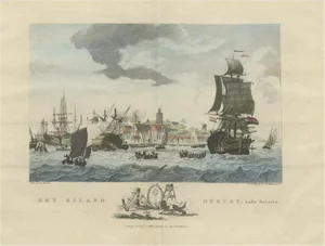 View of Pulau Onrust, 1805, Paper