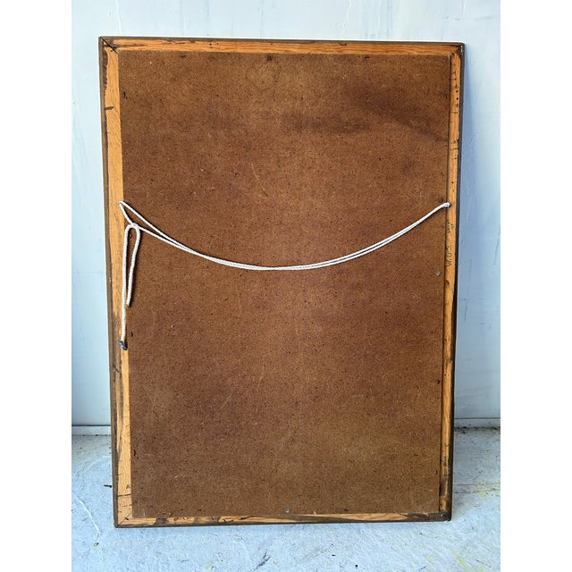 American Vintage ‘The Red Door’ O/M Signed W. Schneider, Framed. For Sale - Image 3 of 4