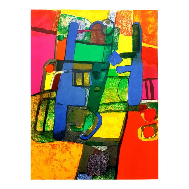 Maurice Estève - Composition - Original Lithograph 1969 For Sale