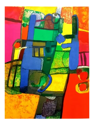 Maurice Estève - Composition - Original Lithograph 1969