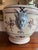 1970s Vintage Chinoiserie Ceramic Cachepot Planter With Relief Ram Head Handles For Sale - Image 5 of 7