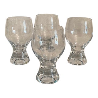 Gina Water Goblets by Bohemia Crystal-Crystalex - Set of 4 For Sale