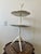 Victorian Elegant Vintage White Two Tier Ceramic Serving Stand For Sale - Image 3 of 10