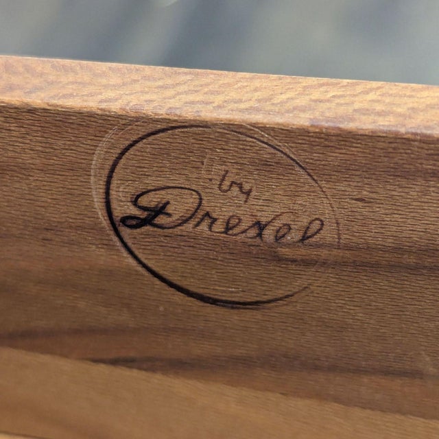 Brown Vintage Drexel Hutch For Sale - Image 8 of 10