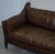 Vintage Brown Leather Sofa For Sale - Image 4 of 18