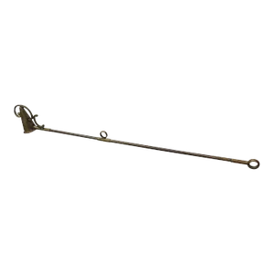Monumental Brass Candle Snuffer for a Country Chandelier