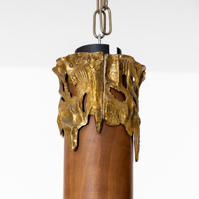 Vintage Italian Ceiling Lamp by Angelo Brotto, 1980s For Sale - Image 6 of 8