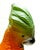 Glass Rare Original Tiffin Art Deco Glass Parrot Table Lamp Circa 1930s For Sale - Image 7 of 13