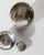 Vintage Art Deco Style Pewter Cocktail Shaker with Strainer Lid and Ice Bucket with Scoop, Set of 3 For Sale - Image 11 of 13