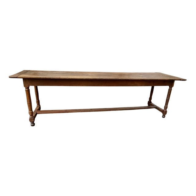 Rustic Oak Farmhouse Table For Sale