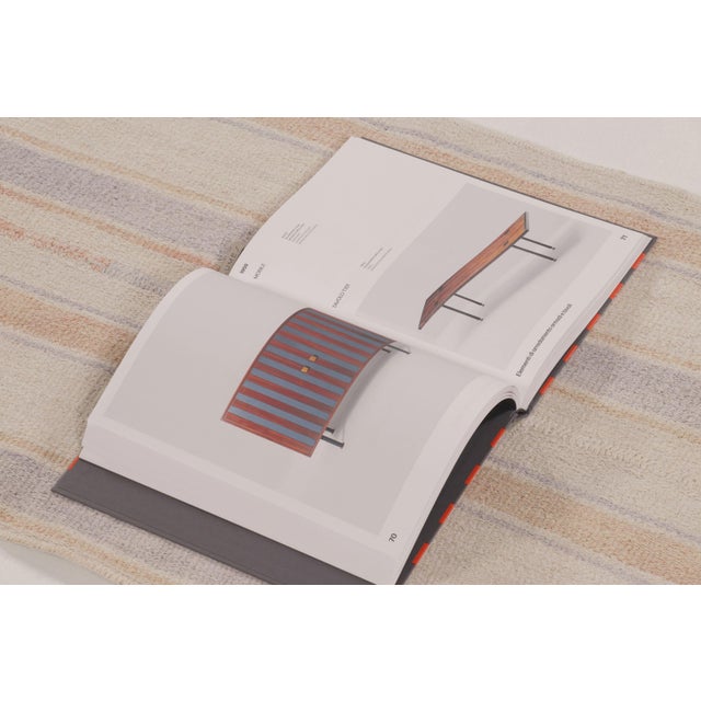 Pink Rug & Kilim’s Contemporary Flatweave Runner With Subtle Linear Stripes For Sale - Image 8 of 9
