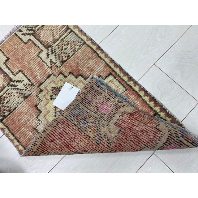 1950s Oushak Antique Floral Carpet For Sale - Image 5 of 5