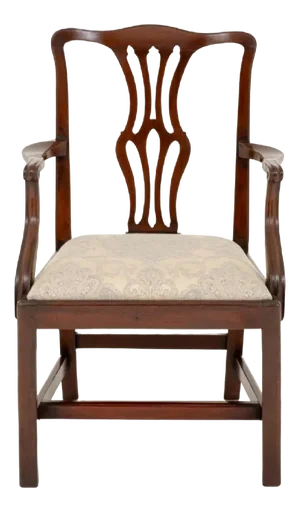 Georgian Mahogany Armchair, 1860s