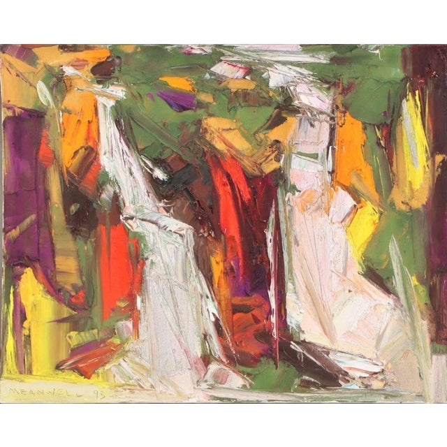 Jack Meanwell (American/Canadian, 1919–2005)Untitled, 1993Oil on canvasSigned to lower leftLabel affixed to verso Jack...