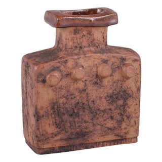 Swedish Ceramic Vase by Curt Magnus Addin, 1970s For Sale