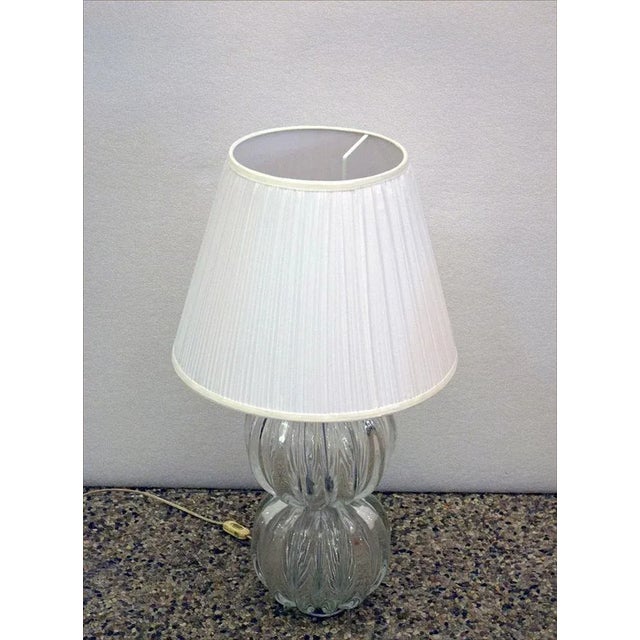 Murano Glass Table Lamp, 1970s For Sale - Image 9 of 9