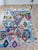 Multicolor Diamond Handwoven Wool Moroccan Boujaad Rug For Sale - Image 4 of 12