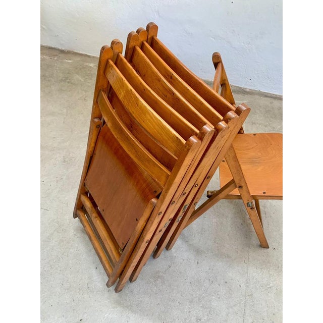 Folding Chairs, 1960s, Set of 6 For Sale - Image 10 of 16