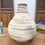 Rounded Brown & Stone Cream Swirled Ceramic Lamp Base For Sale - Image 4 of 10