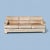 Postmodern Postmodern Velvet & Brass Sofa by Drexel Heritage, 1980s, Mid-Century, Hollywood Regency For Sale - Image 3 of 10