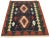 Tribal Vintage Persian Shiraz Kilim Rug - 03'00 X 04'01 For Sale - Image 3 of 9