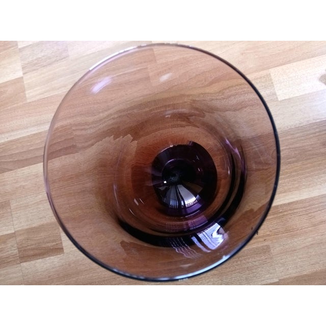 Mid 20th Century Mid Century Modern, Amethyst Apothecary Glass Jar 19" High W/ Lid For Sale - Image 5 of 6
