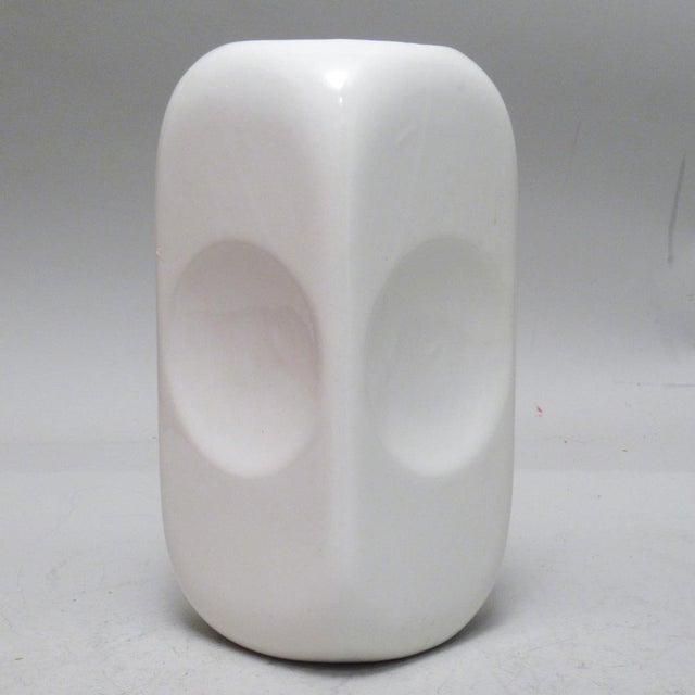 White Vase Parravicini, Italy, 1970 For Sale - Image 3 of 9