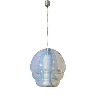 Polpo LS134 Pendant Light in Opalescent Murano Glass by Carlo Nason for Mazzega, 1980s For Sale