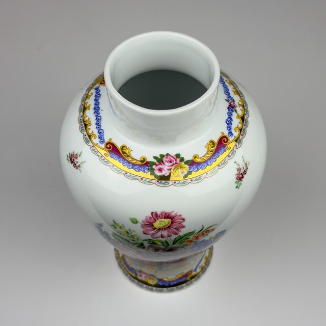 Vintage Porcelain Ginger Jar, Limoges, France, 1970s For Sale - Image 12 of 18