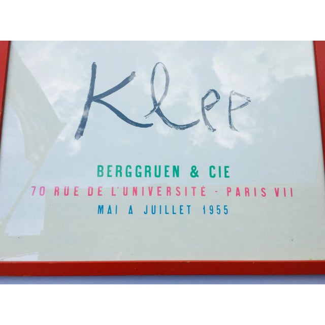 This Klee poster from Paris is dated 1955 The gallery was Berggruen & Cie 70 Rue de L’Universite. Paris Mai & Juillet 1955