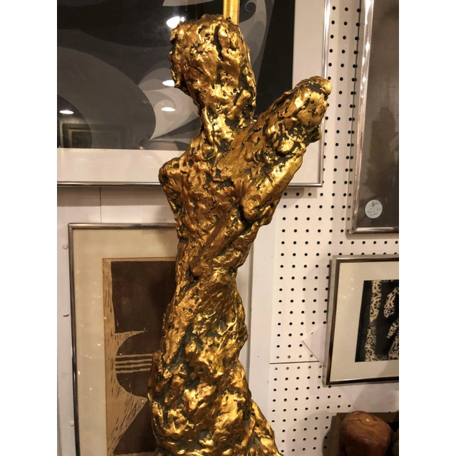 1960s Monumental Brutalist Sculptural Lamp of a Woman For Sale In New York - Image 6 of 11