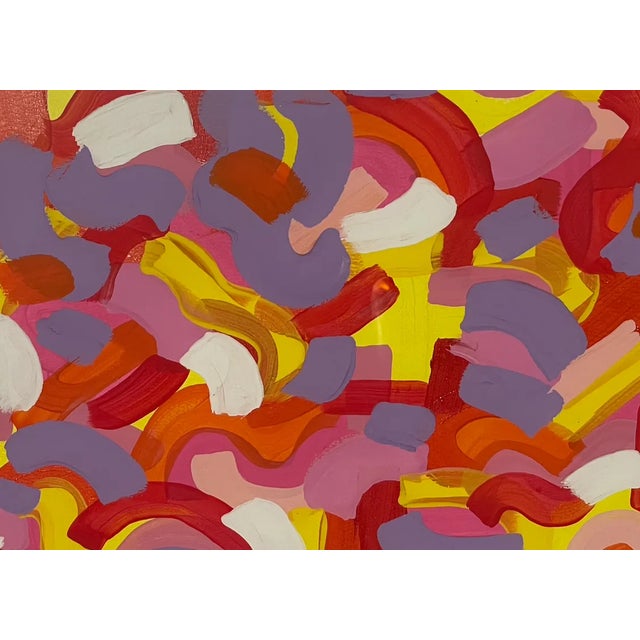 Abstract Contemporary Original Modern Abstract Framed For Sale - Image 3 of 3