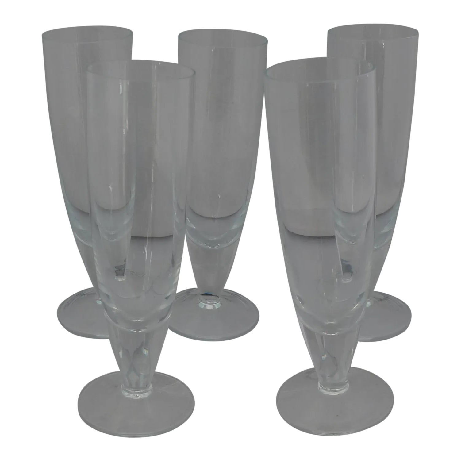 Clear Glass Mimosa Glasses Set of 5 Chairish