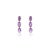 Set of Amethyst Earrings Along With the Necklace - 3 Pieces For Sale - Image 9 of 12